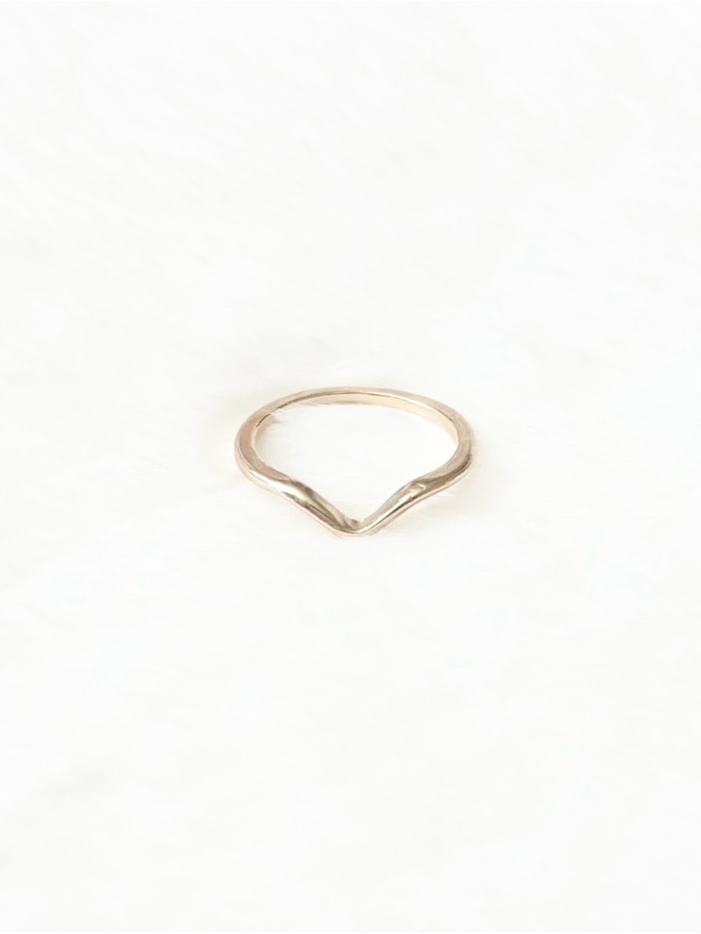 5/$15 🩷 MUST BUNDLE Delicate V-Shaped Gold Band Ring - Minimal Women's Jewelry